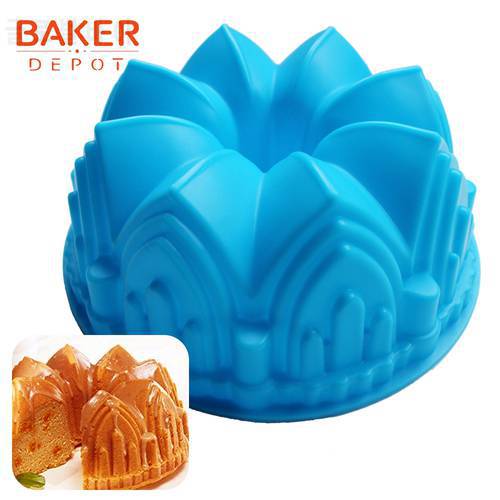 Large crown silicone cake mold bread baking tools novelty cake bakeware molds bread pastyr moulds diy birthday wedding cake