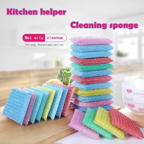 1 Pack Scrub Wash Clean Block Wipe Pot No Oil Dishcloth Water Uptake Kitchen cloths brushes melamine magic sponge eponge magique