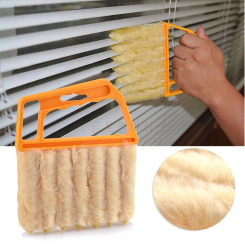 Useful Microfiber Blinds Window Cleaner Air Conditioner Duster Cleaning Brush Tools Home Kitchen Washing Accesories