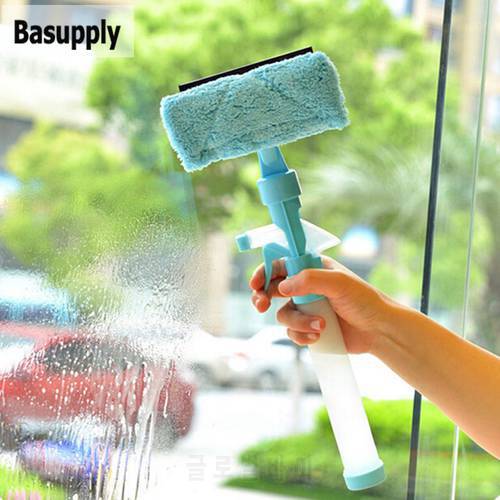 Basupply 1Pc Multifunction Spray Type Brushes Cleaning Airbrush Glass Wiper Window Brush Cleaner Car Window Wizard Washing Tool