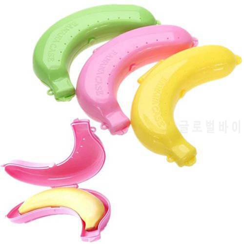 Cute Banana Protector Case Container Trip Outdoor Lunch Fruit Box Storage Holder Cheap Banana Trip Outdoor Box