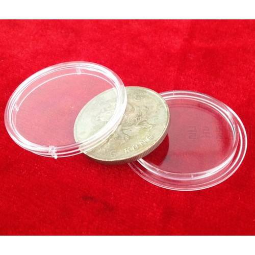 Lot of 100pcs Plastic Coin Packaging Holder 38mm Coin Capsule Box