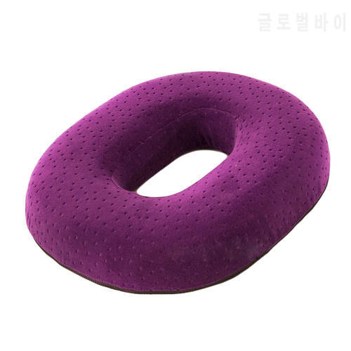 Breathable Memory Foam Seat Cushion Hemorrhoid Relieving Pillow Pad Office Home Sofa Massage Cushion Ring Shape Coccyx Hover Mat