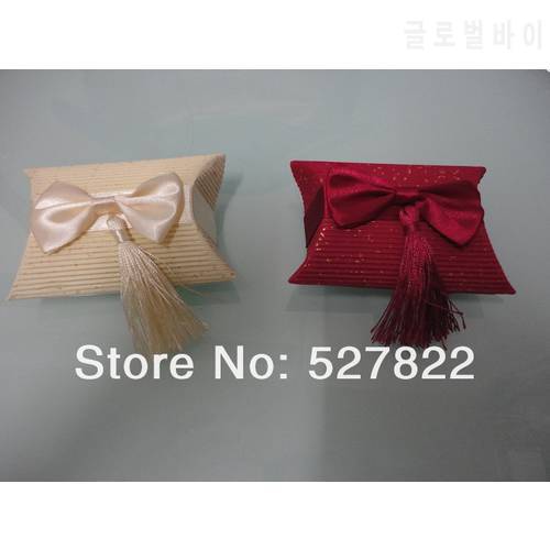 100pcs/lot Pillow Shape Wedding Favor Box Gift Box Candy Box Wedding Party Supplies FREE SHIPPING