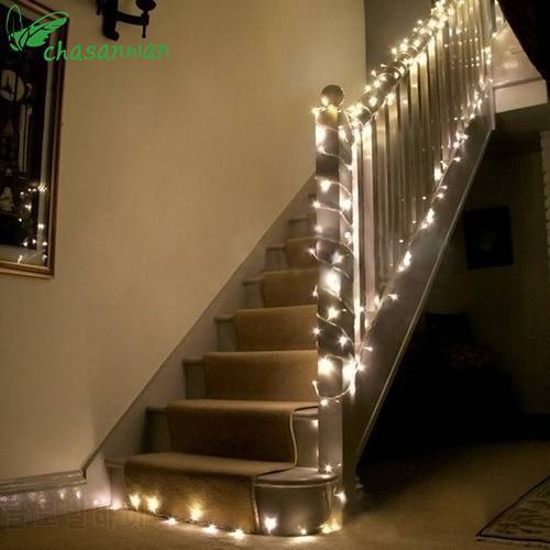 Christmas Garland 10m 100 LED String Lights New Year 2022 Decoration Christmas Decorations for Home Christmas Tree Decorations