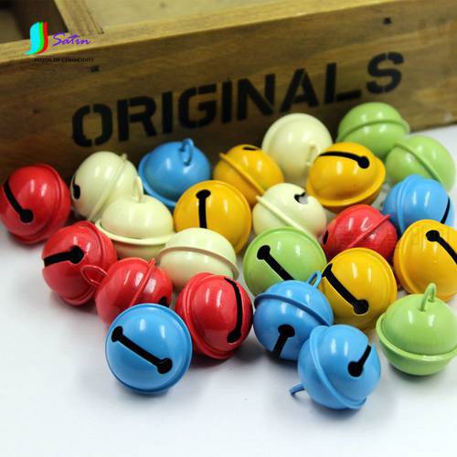 Big Small Colorful Iron Small Bell Pet Necklace Pendant Christmas Decoration Material DIY Handmade Accessories Pendant S0098N