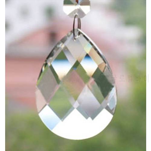 New ArrivedFactory Price 100 PCS/Lot + 38MM K9 Optical Clear Crystal Prisms Ornament Suncatcher For Christmas Tree Decroation