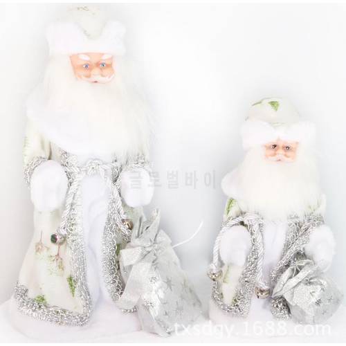 Electric Lighting Music Stepping Santa Santa Claus Christmas Ornaments Figurines Christmas Decorations Singing Russian Songs