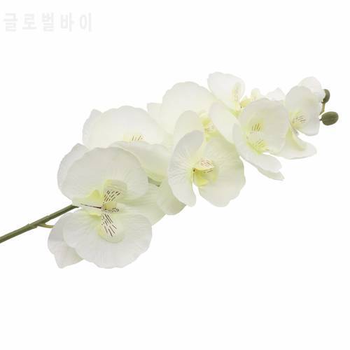 Orchid Artificial Flowers Butterfly Phalaenopsis Fake Flower For DIY Party Festival Bouquet Wedding Home Hotel Decoration