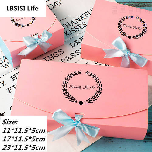 LBSISI Life 10pcs Wedding Gift Packing Box Especially For U Paper Chocolate Cake Box Party Gift Packaging Cookie Candy Box DIY