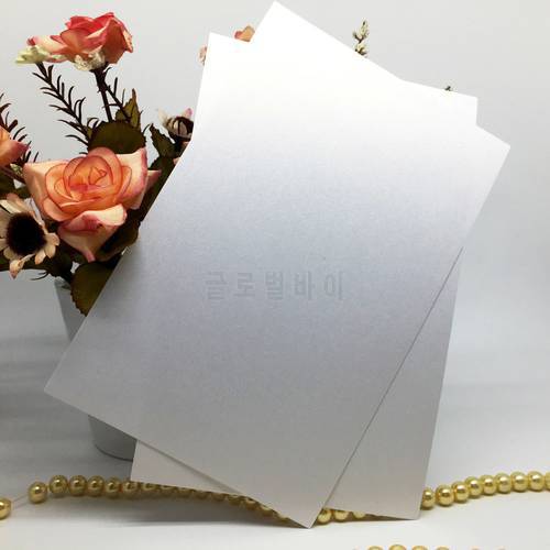 20Pcs/set Shinny Pearl Paper Invitation Card Inner Sheet Inside Pages for Wedding Party Invitation Holders Birthday Supplies