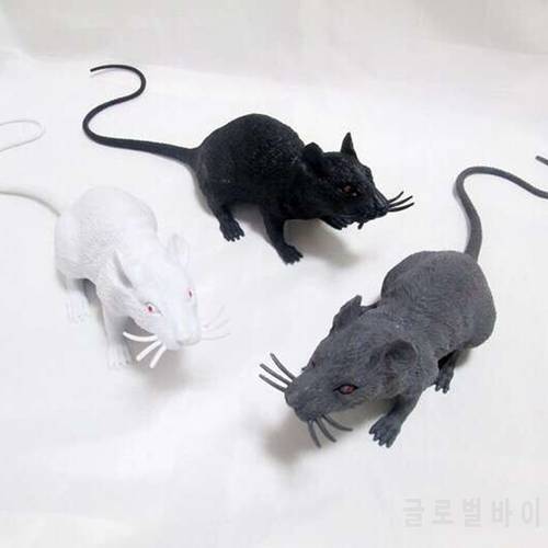 Plastic Rat Three Color for Scary Halloween Decoration