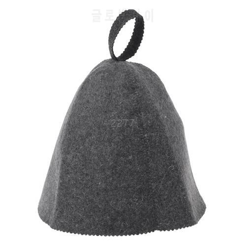 Wool Felt Sauna Hat Anti Heat Cap For Bath House Head Protectio for Heads from Extreme Heat