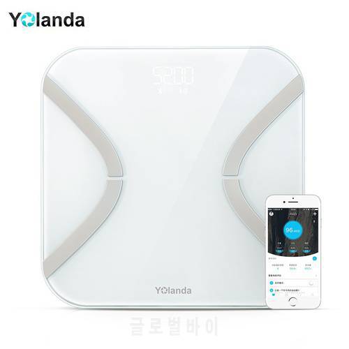 Yolanda CS20E Digital Weight Scale Bathroom Body Fat Scale Household Electronic Floor Scales Bluetooth Mi Body Composition Scale