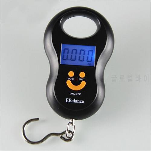 High Quality Electronic Pocket Portable Mini 50kg/5g LCD Digital Fish Hanging High Weight Hook Scales