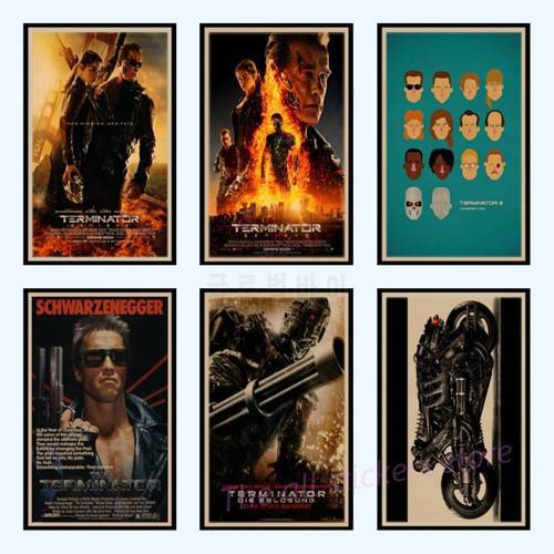 James Cameron terminator movie poster wallpaper home decoration wall stickers /2015