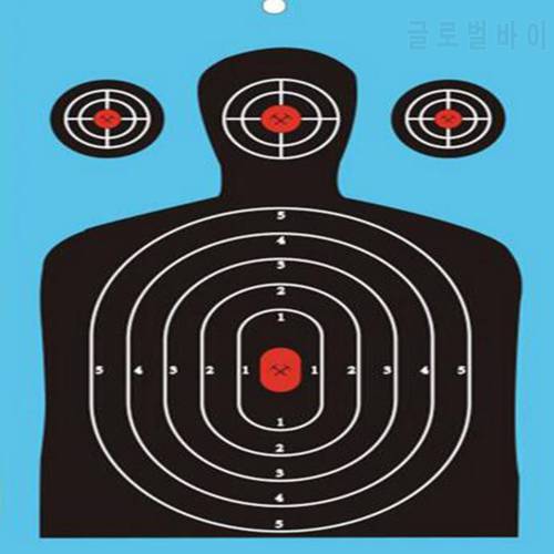 100 Sheets Shooting Target Paper 12*18 Inch Splatter Target Shooting Card Set For Gun Outdoor And Indoor Sport Pratice