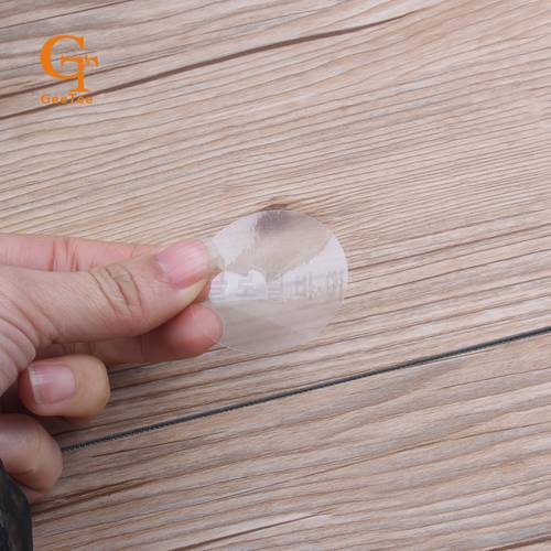 Round circle Blank Transparent waterproof self Adhesive Labels Seal Stickers clear vinyl PVC Sealing sticker,envelope stickers