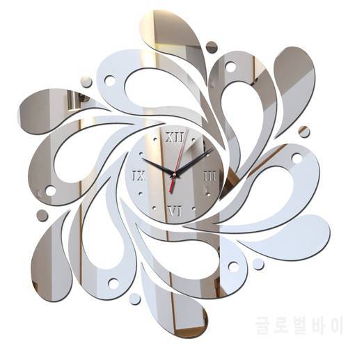 Special Offer 3d DIY Wall Clock Home Decoration Mirror Acrylic Stickers Furniture Modern Style