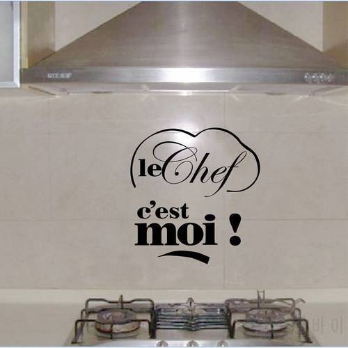 Stickers Cuisine Decor French Vinyl Wall Stickers Wallpaper Mural Home Decoration Kitchen Tile Wall Art Stickers ,Free Shipping