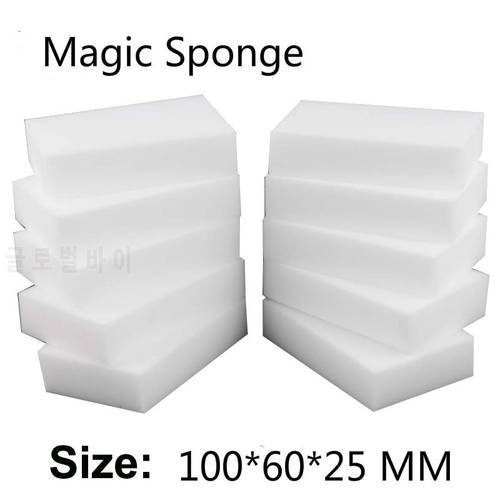 100 pcs 10*6*2.5 cm White melamine sponge cleaning dish washing,magic nano eraser sponge for cleaning just with water