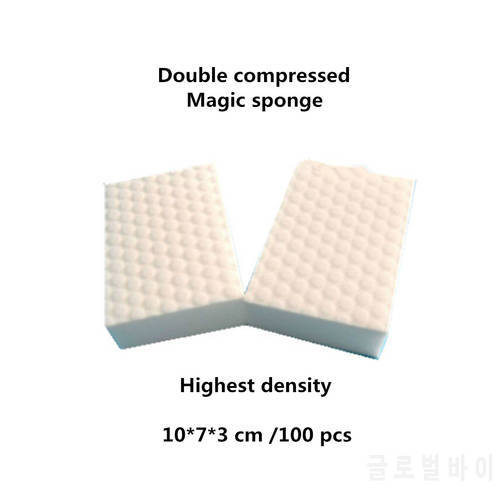 Double Compressed magic melamine sponge eraser pad. Durable high double density nano clean sponge for dish washing