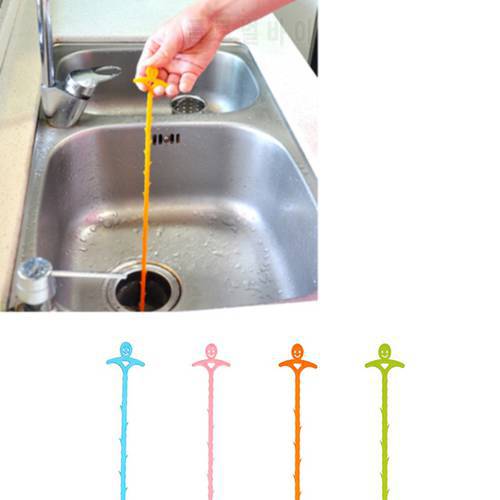 1pcs Sink Drain Kitchen Hair Remover Loose Device Cleaning Tool Hook Pipeline Dredge Clean Anti-Blocking -35