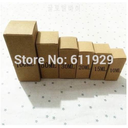 free shipping 50 pcs a lot 10ML 28x28x70mm essential oil cosmetics packing box/Handmade gift packing box/DIY kraft paper boxes