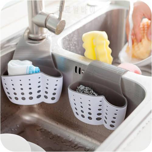 Silicone Hanging Storage Holders Soap Sponge Drain Rack Storage Double Holders for Kitchen Bathroom Accessory