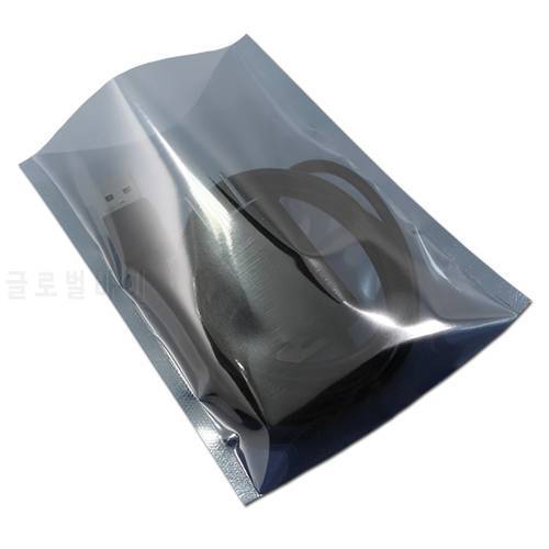 10cm*12.5cm Open Top Anti-Static Shielding Plastic Storage Pack Package Bag ESD Anti Static Packing Bag Antistatic Packaging Bag
