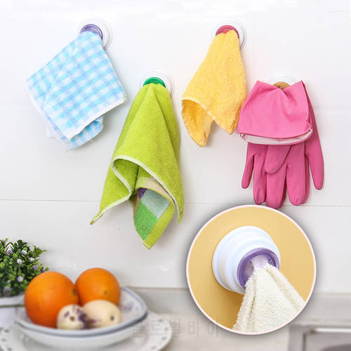 2PCS Wash cloth clip holder clip dishclout storage rack bath room storage hand towel rack