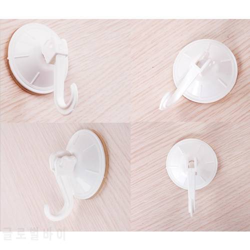 5pcs/lot New Removable Bathroom Kitchen Wall Strong Suction Cup Hook Hanger Vacuum Sucker