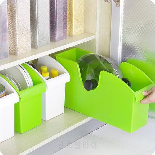 Plastic With Wheels Storage Box Multifunctional Holder Dishes Jarhead Seasoning Bottle Kitchen Organizer