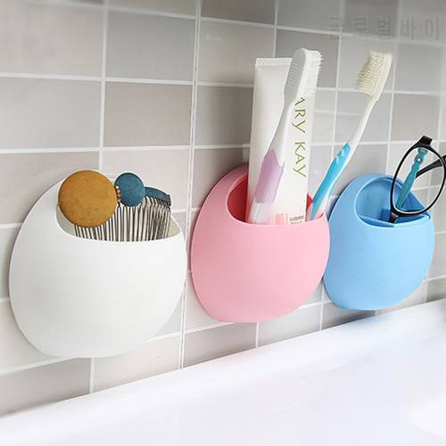 Cute Eggs Toothbrush Holder Suction Hooks Cup Organizer Toothbrush Rack Bathroom Accessories Kitchen Storage Set