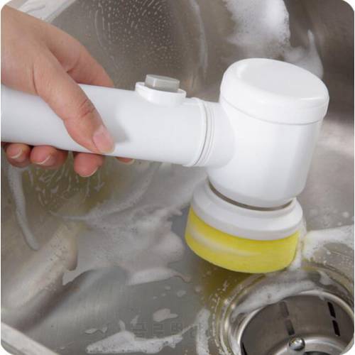 Three-in-one Electric Cleaning Brush Multifunctional Bathtub Brush Kitchen Cleaning Good Helper Cleaner Brush