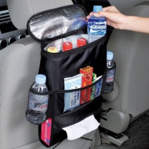 ZW050 Car multi Pocket Storage Organizer Back seat of chair heat insulation debris hanging bag 28*22*10cm Free shipping