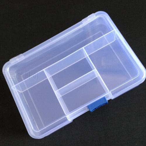 1pc Transparent Plastic 12 Compartment Storage Box Earring Ring Jewelry Bin Bead Case Container A826