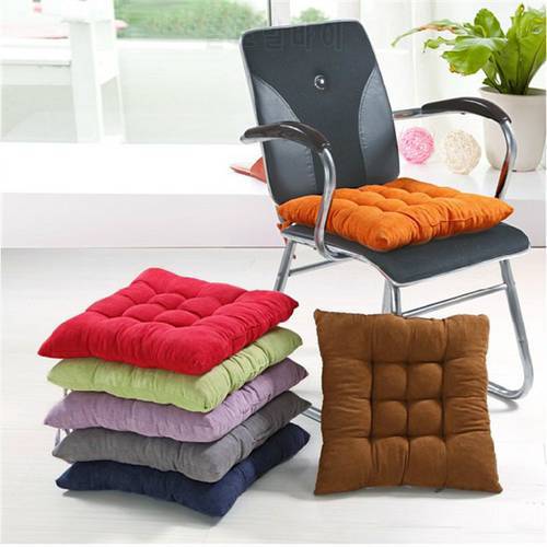 Thickening Cotton Bench Cushion Tatami Seat Buckskin Plush Dining chair Car Seat Soft Sit Mat Winter Cushion
