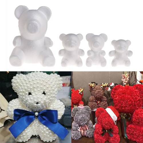 Modeling Bear White Polystyrene Foam Balls Styrofoam Crafts For DIY Christmas Gifts Wedding Party Supplies Decoration