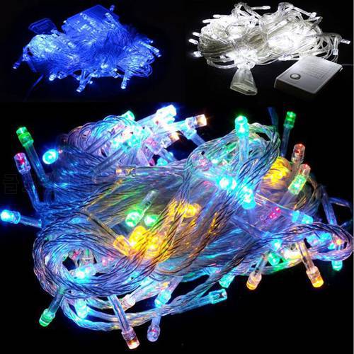 1pcs/lot 72 Lamps String Christmas Colorful LED Light Christmas Tree Ornaments 8.7meters For Weddsing Festival Party Decorations