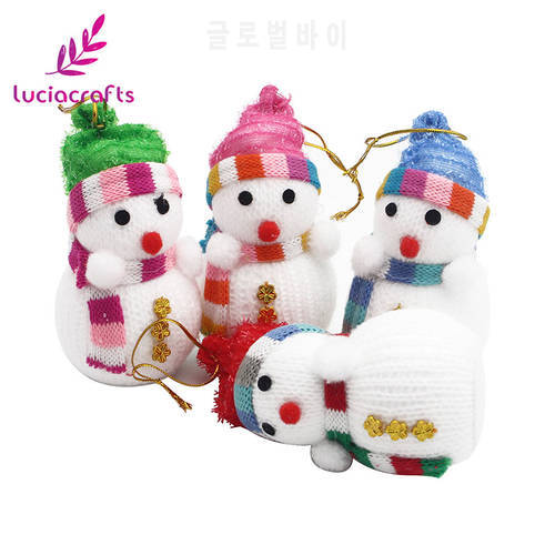 Lucia Crafts Random 1piece Foam Snowman Shape Christmas Party Tree Decor DIY Craft Supplies H0351
