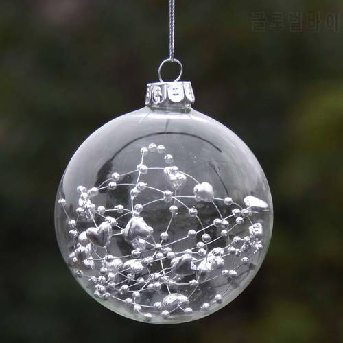 Holiday Party Decoration Glass Balls Christmas Ball Decor Supplies Wedding Atmosphere Supplies