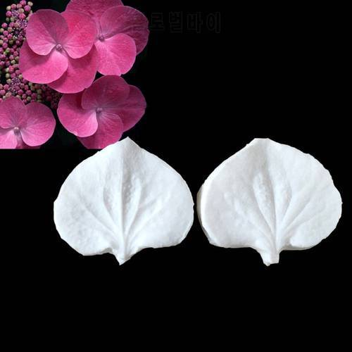 Hydrangea Petals And leaves Shapes Silicone Sugarcraft Moulds, Fondant Cake Decorating Tools, Silicone Soap Moulds