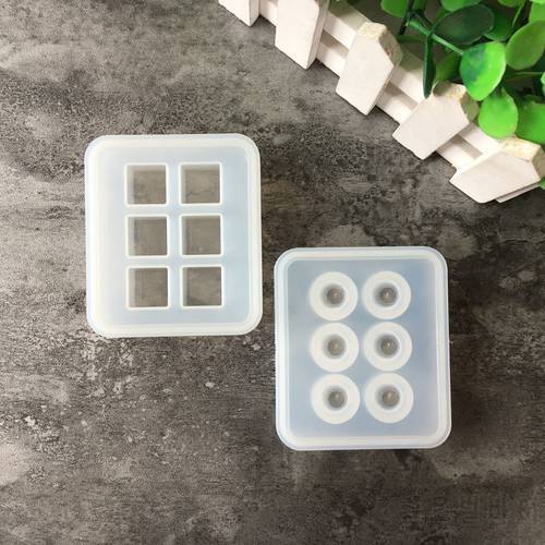 Silicone Mold 16mm Cube ball beads 6 compartment Resin Silicone Mould handmade DIY Craft Jewelry Making epoxy resin molds