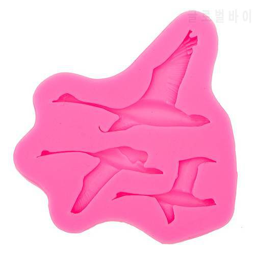 Dayan&Flying birds silicone mold baking for cake Decorating Tools Silicone Soap Molds Cake Mould F0579