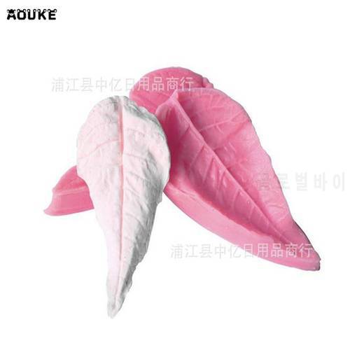 3D Long Leaves Willow Leaf Slice Silicone Mold DIY Cake Decoration Baking Tools Pastry Mould Pudding Ice Cube Soap Molds Aouke