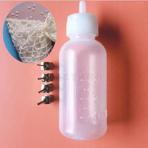 Cake Tool plastic mold needle bottle mini pearl bead cookie cutter decorating bow heart fondant cutter tools sugarcraft