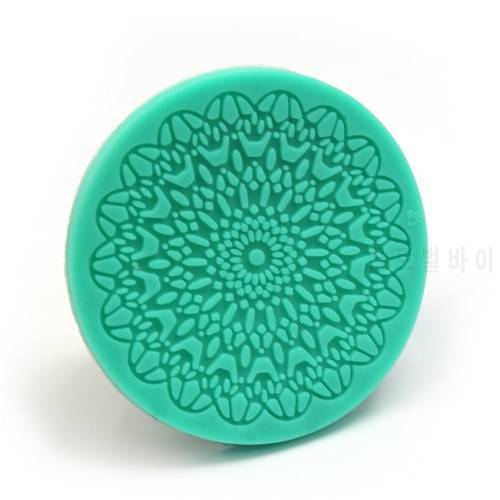 fondant round lace cooking tools silicone Fondant and Paste Mold DIY Cake Decorating Polymer Clay Resin Candy diy Super Sculpey