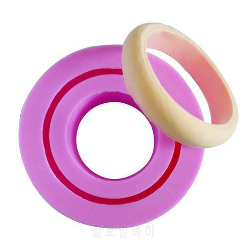 Kitchen Accessories 3d Big Ring Cooking Tools Wedding Cake Decorating Silicone Mold For Baking Eid Pastry Fondant Sugar Craft