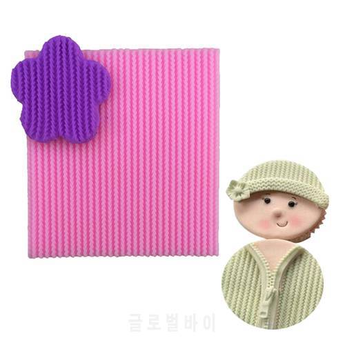 Needle knitting wool texture lace cooking tools Silicone Fondant Mold DIY Cake Decorating Polymer Clay Resin Candy diy Sculpey